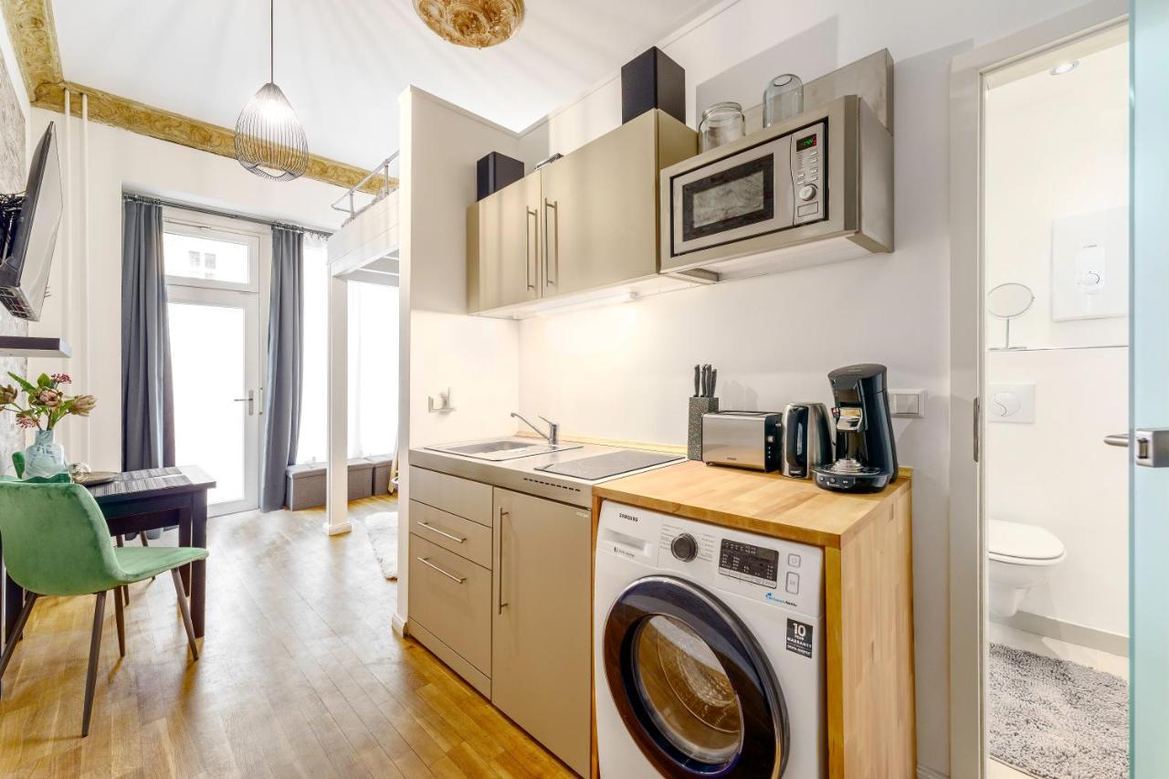 The Koburger Vh, Studio For Up To 4 With High Bed Berlín Exterior foto